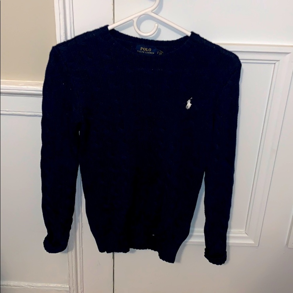 Navy polo Ralph Lauren sweater